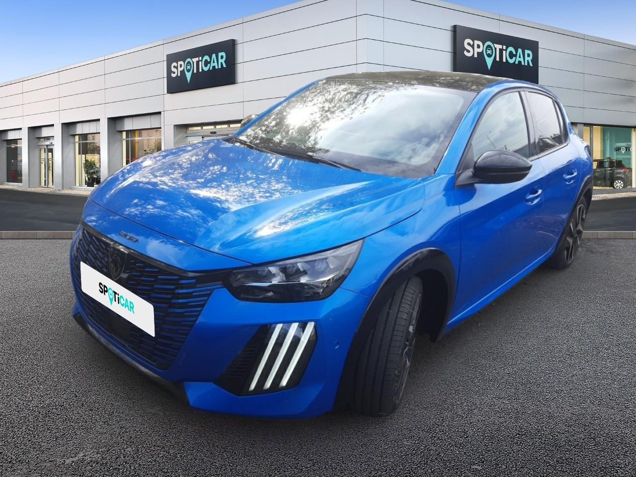 PEUGEOT PEUGEOT 208 Occasion Bleu Courant électrique 2024