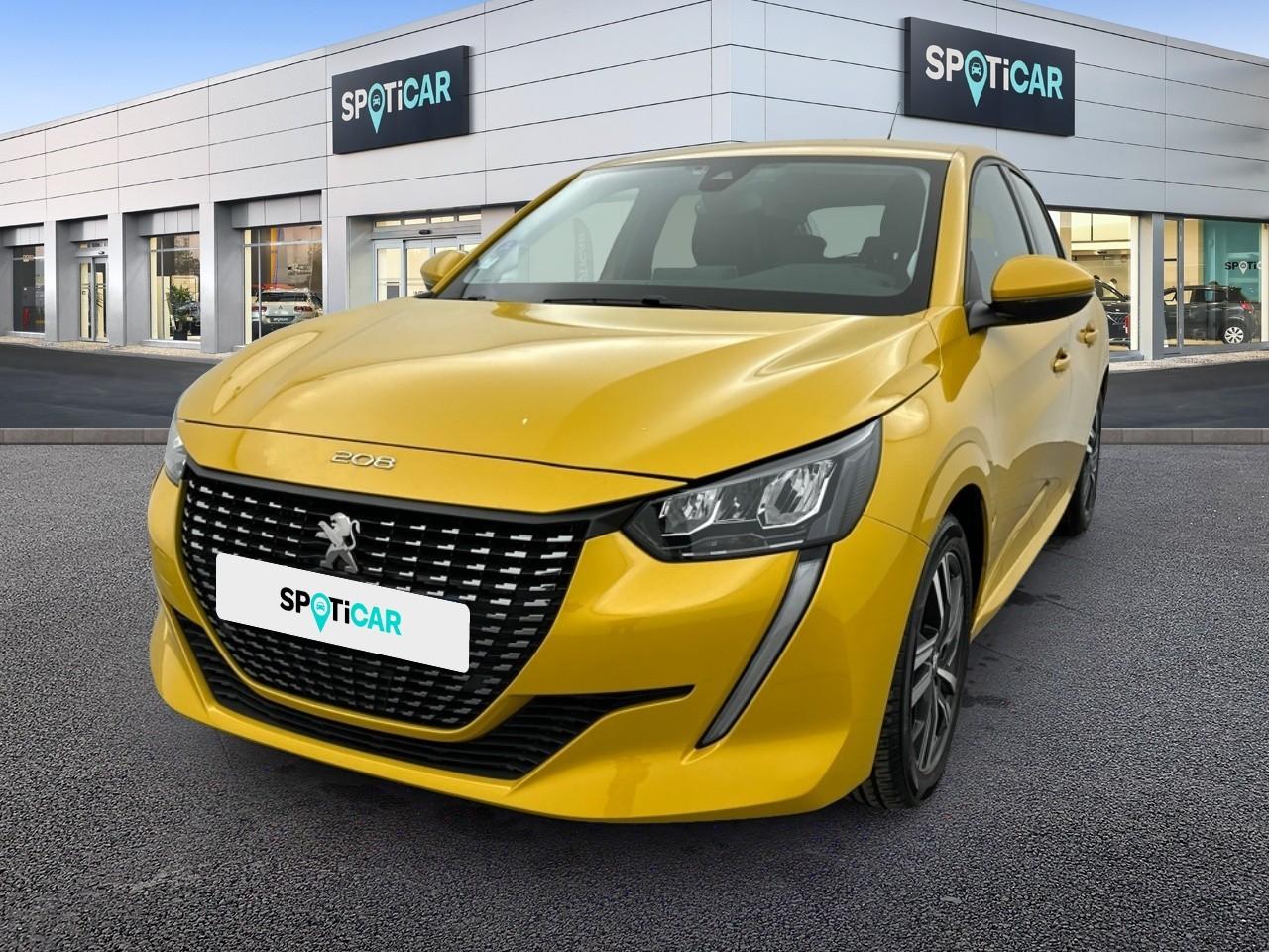 PEUGEOT PEUGEOT 208 Occasion JAUNE Essence sans plomb 2020