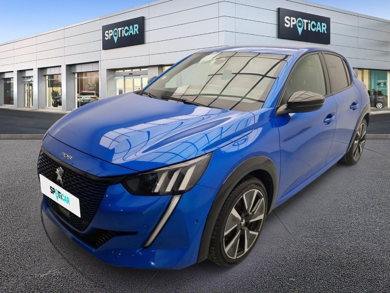 PEUGEOT PEUGEOT 208 Occasion Bleu Courant électrique 2021