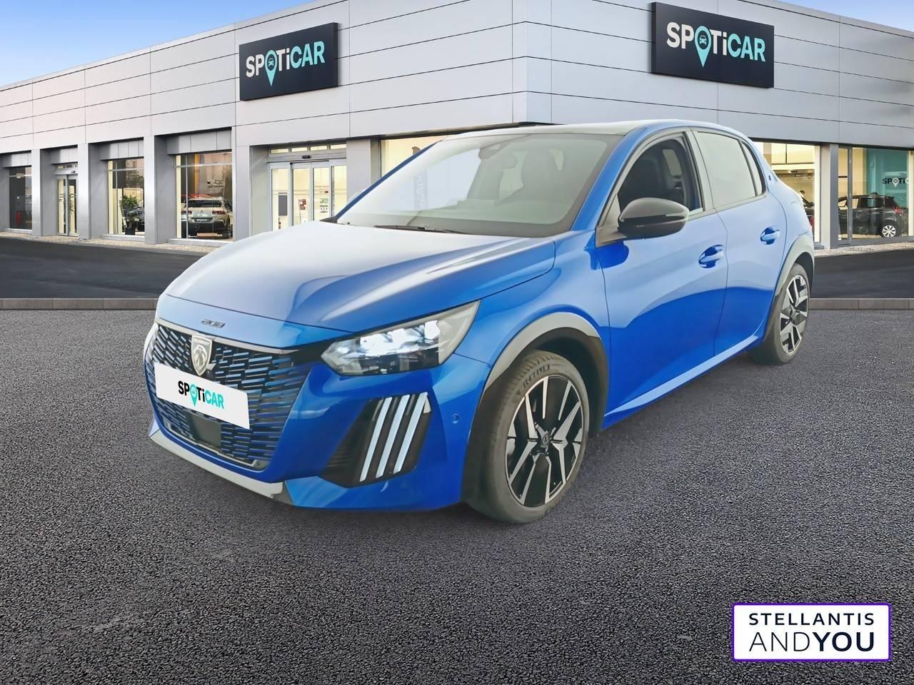 PEUGEOT PEUGEOT 208 Occasion Bleu Courant électrique 2024