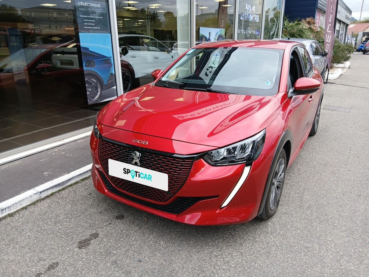 PEUGEOT PEUGEOT 208 Occasion Rouge Courant électrique 2021