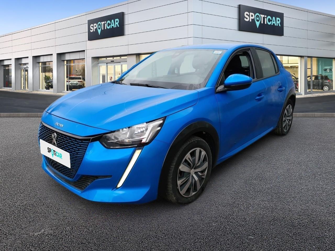 PEUGEOT PEUGEOT 208 Occasion Bleu Courant électrique 2021