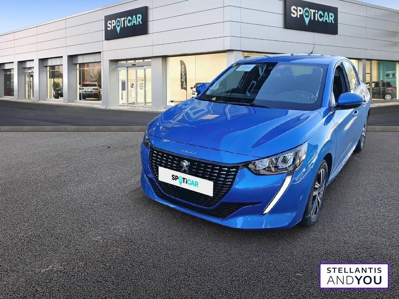 PEUGEOT PEUGEOT 208 Occasion Bleu Essence sans plomb 2021