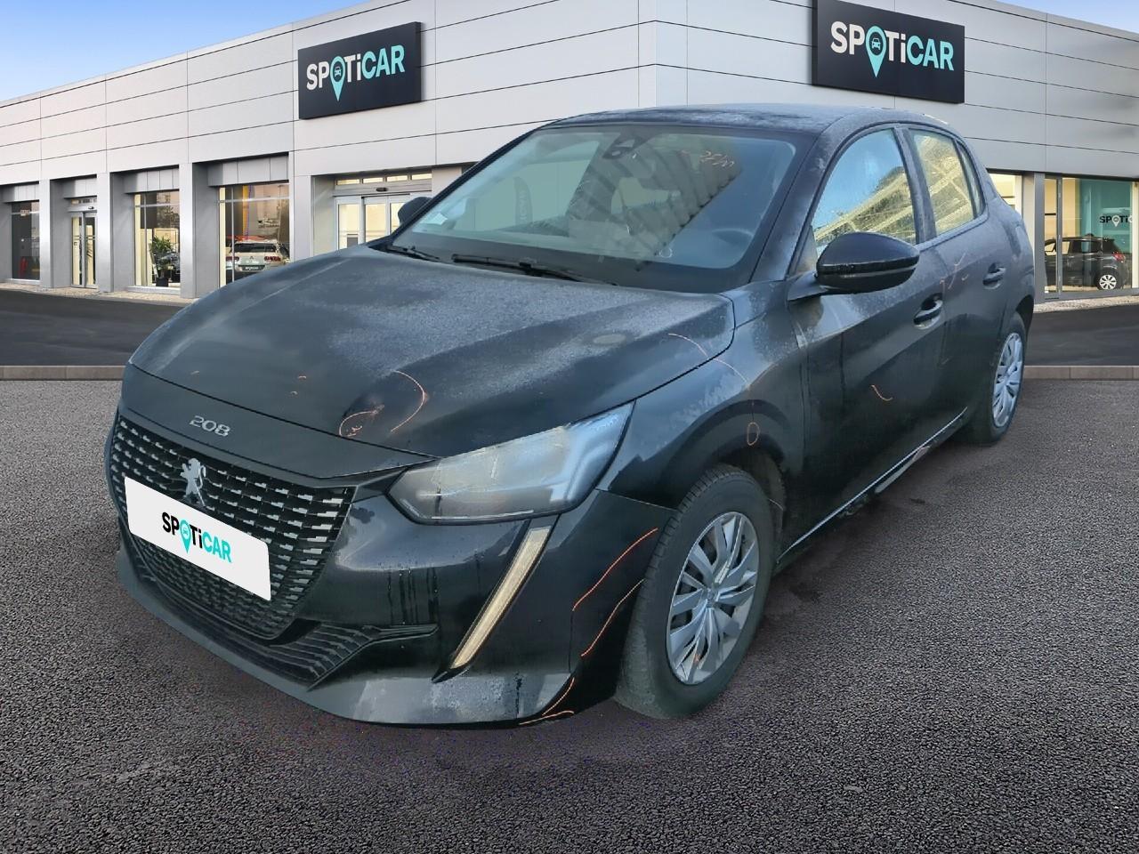 PEUGEOT PEUGEOT 208 Occasion Noir Essence sans plomb 2021