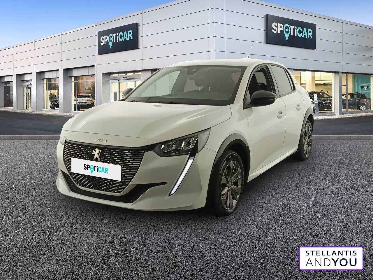 PEUGEOT PEUGEOT 208 Occasion Blanc Courant électrique 2024