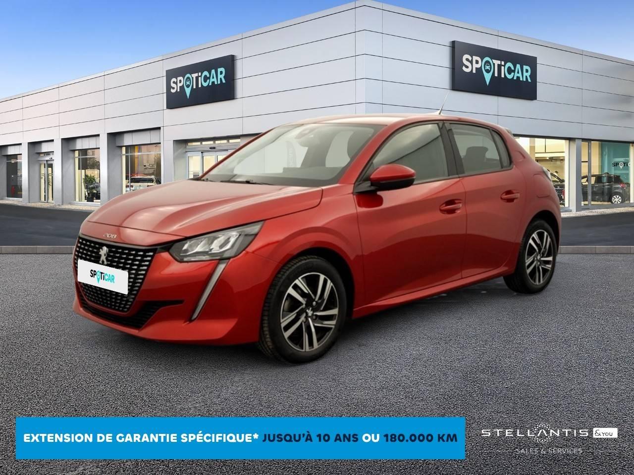 PEUGEOT PEUGEOT 208 Occasion Rouge Essence sans plomb 2020