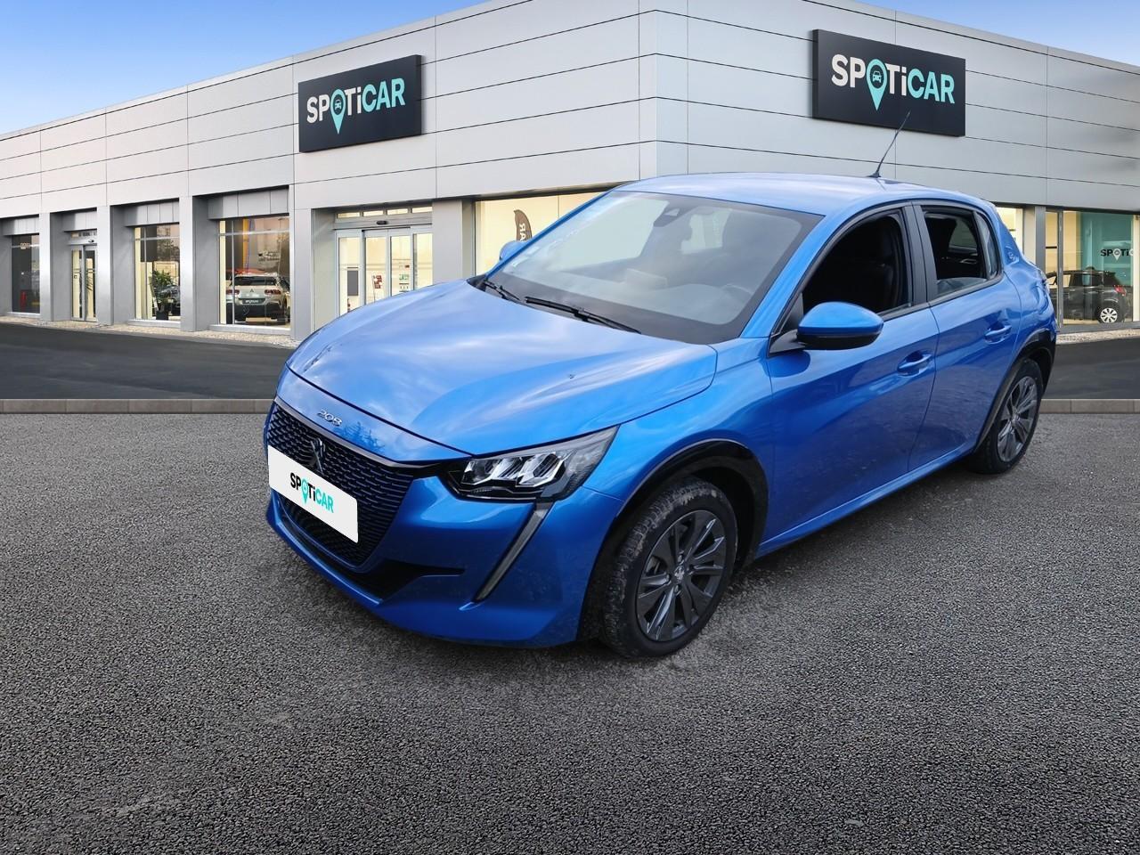 PEUGEOT PEUGEOT 208 Occasion Bleu Courant électrique 2021