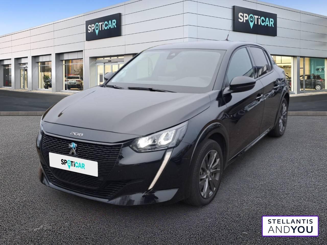 PEUGEOT PEUGEOT 208 Occasion Noir Courant électrique 2021
