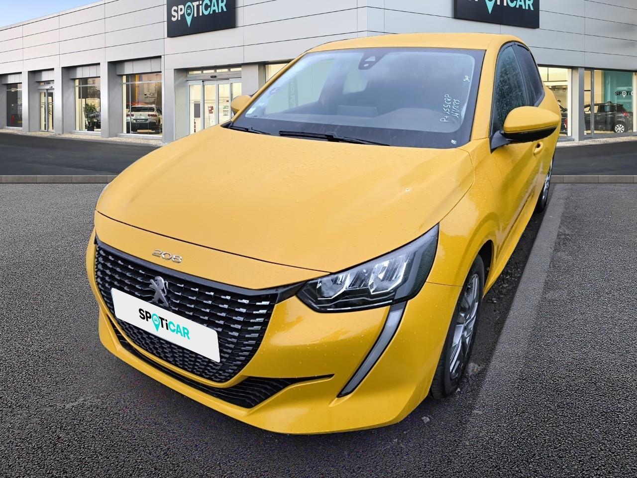 PEUGEOT PEUGEOT 208 Occasion Jaune Essence sans plomb 2021