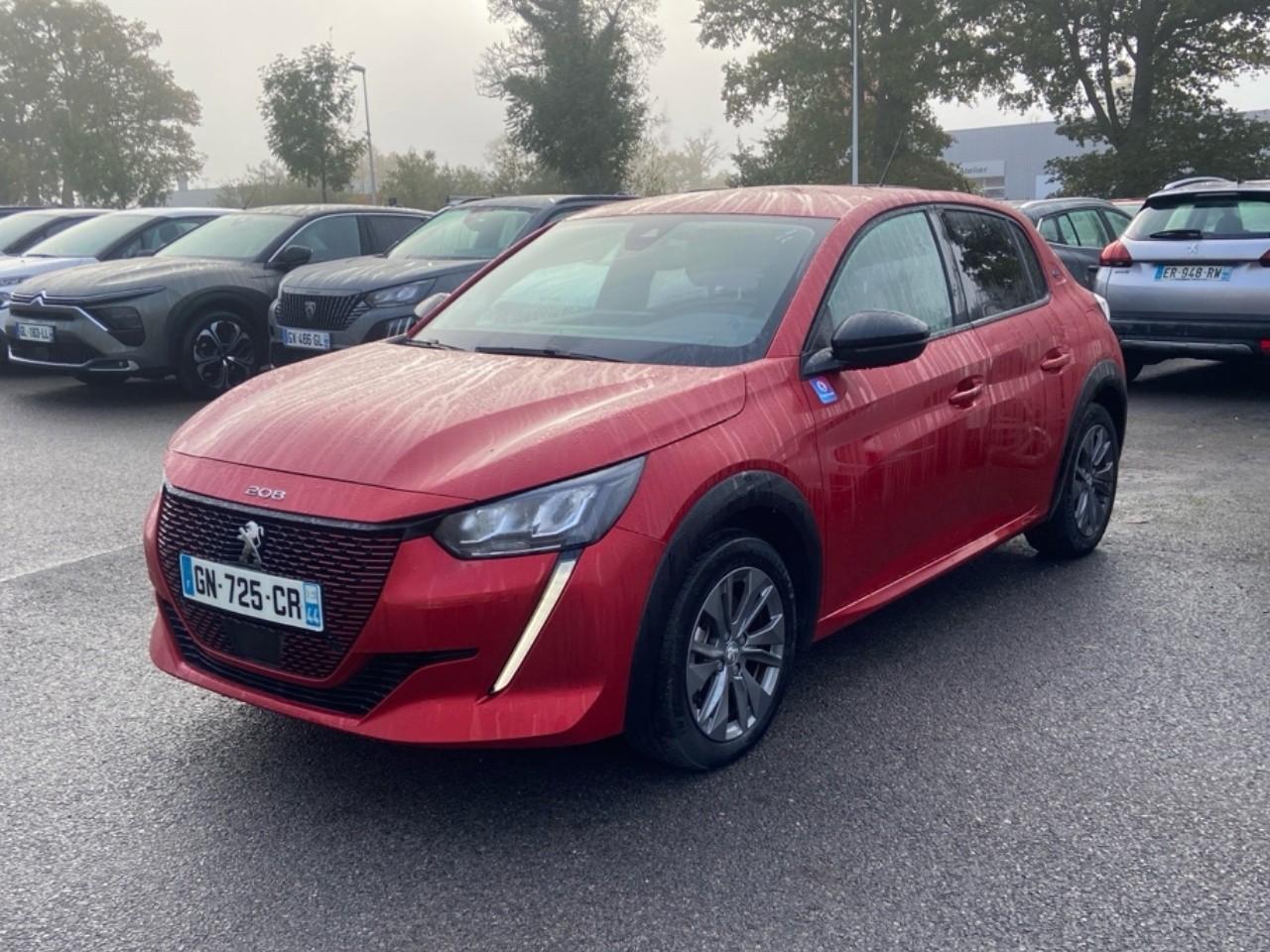 PEUGEOT PEUGEOT 208 Occasion Rouge Courant électrique 2023