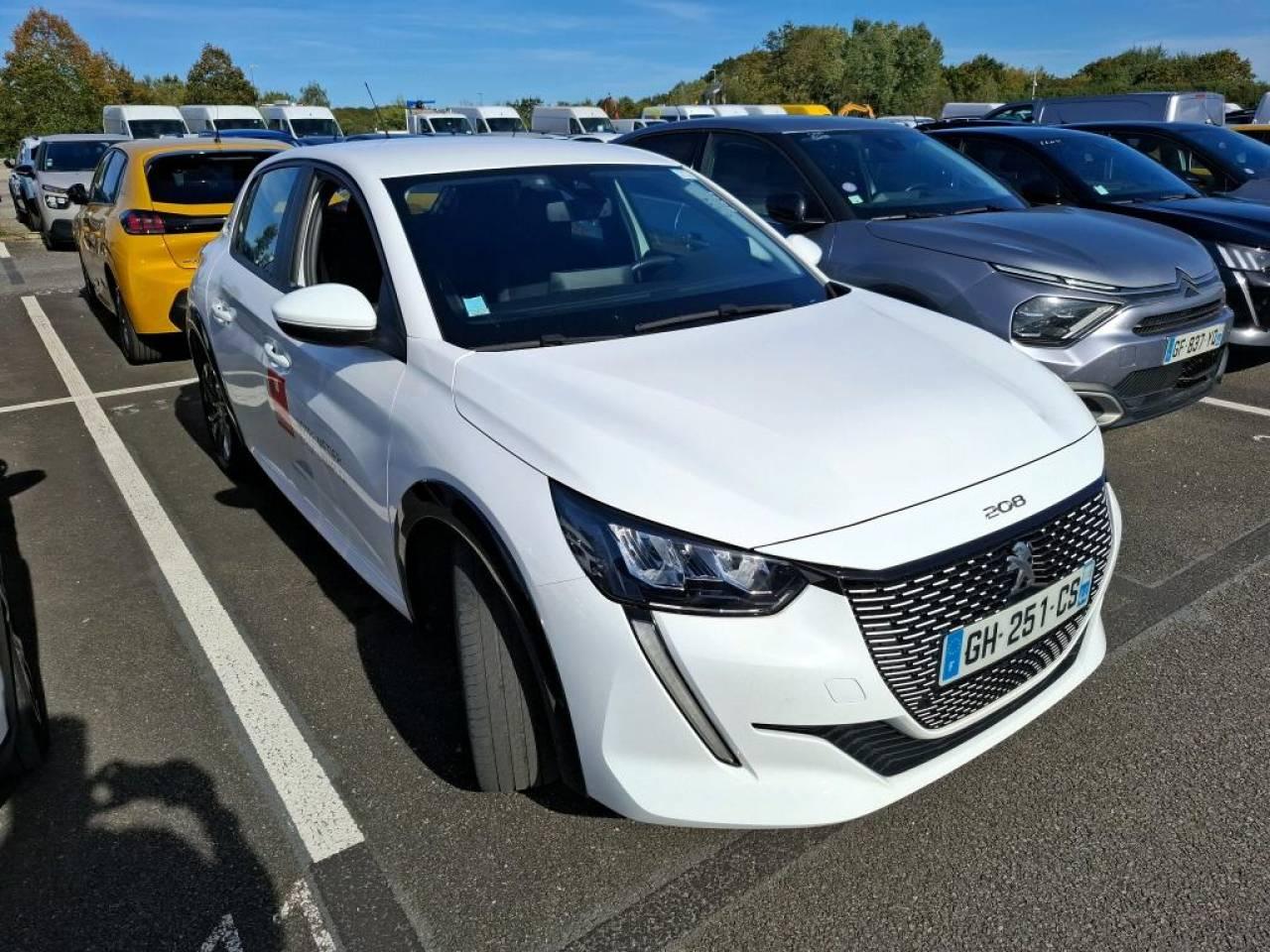 PEUGEOT PEUGEOT 208 Occasion Blanc Courant électrique 2022