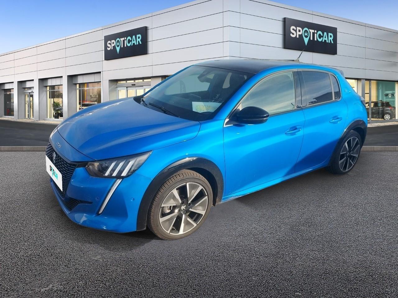 PEUGEOT PEUGEOT 208 Occasion Bleu Courant électrique 2021