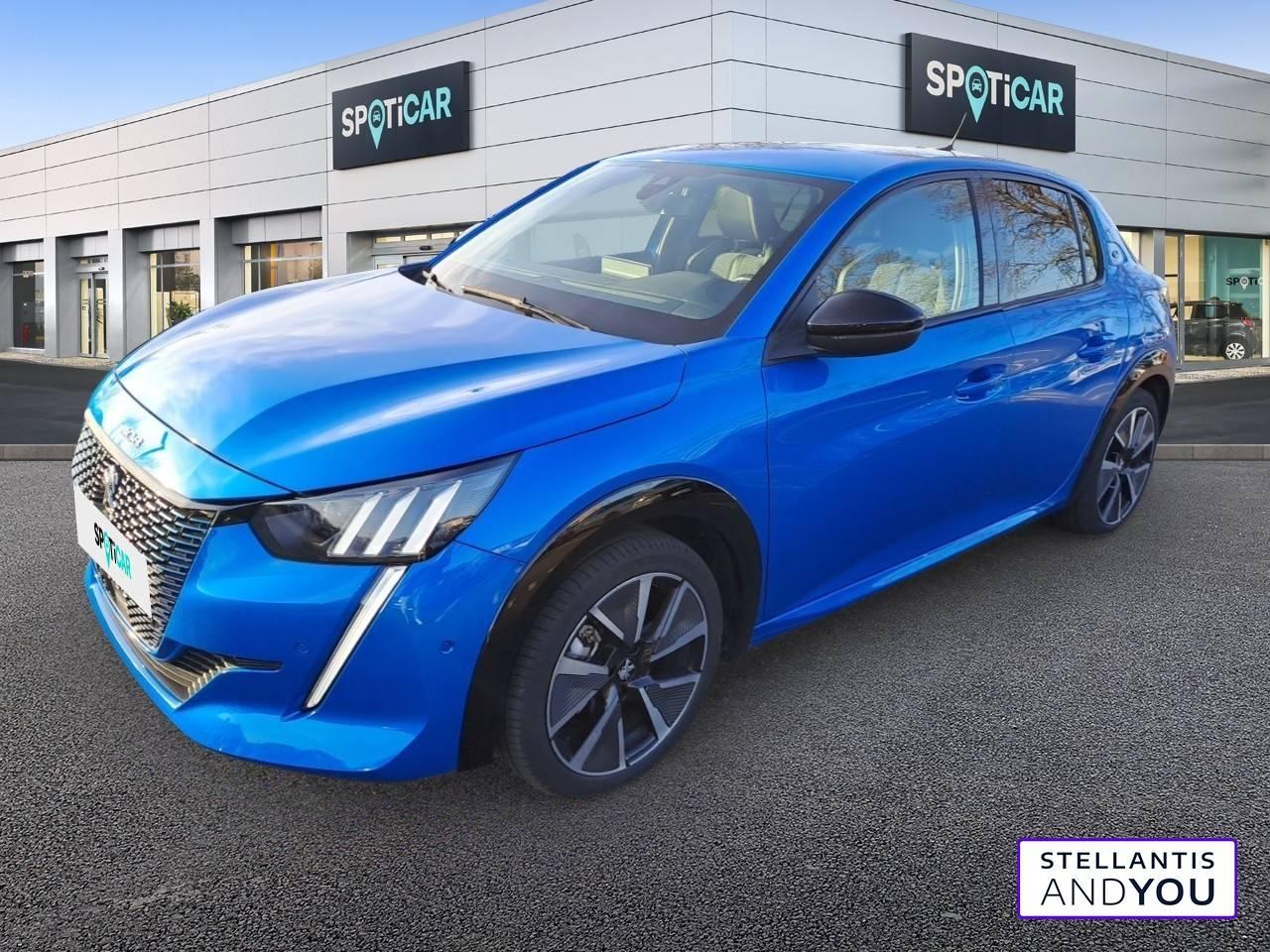 PEUGEOT PEUGEOT 208 Occasion Bleu Courant électrique 2021