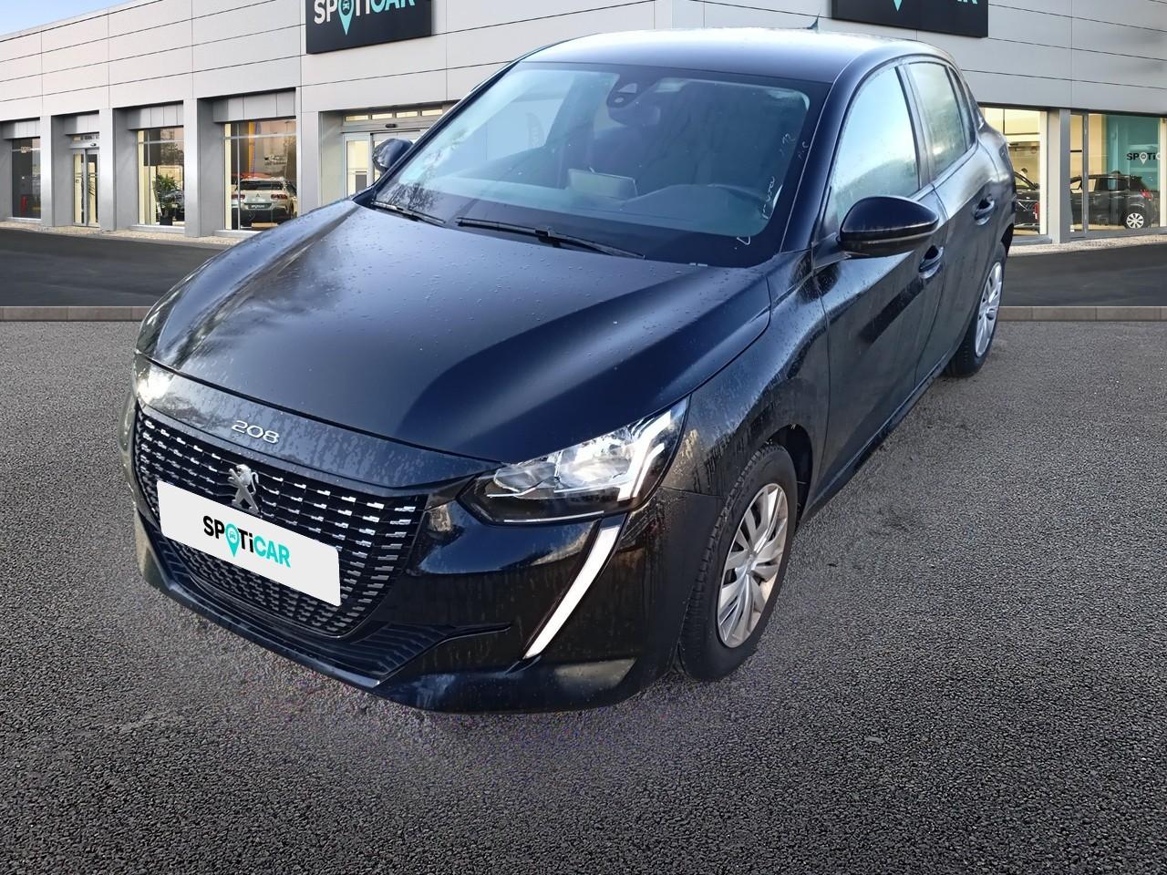 PEUGEOT PEUGEOT 208 Occasion Noir Essence sans plomb 2021