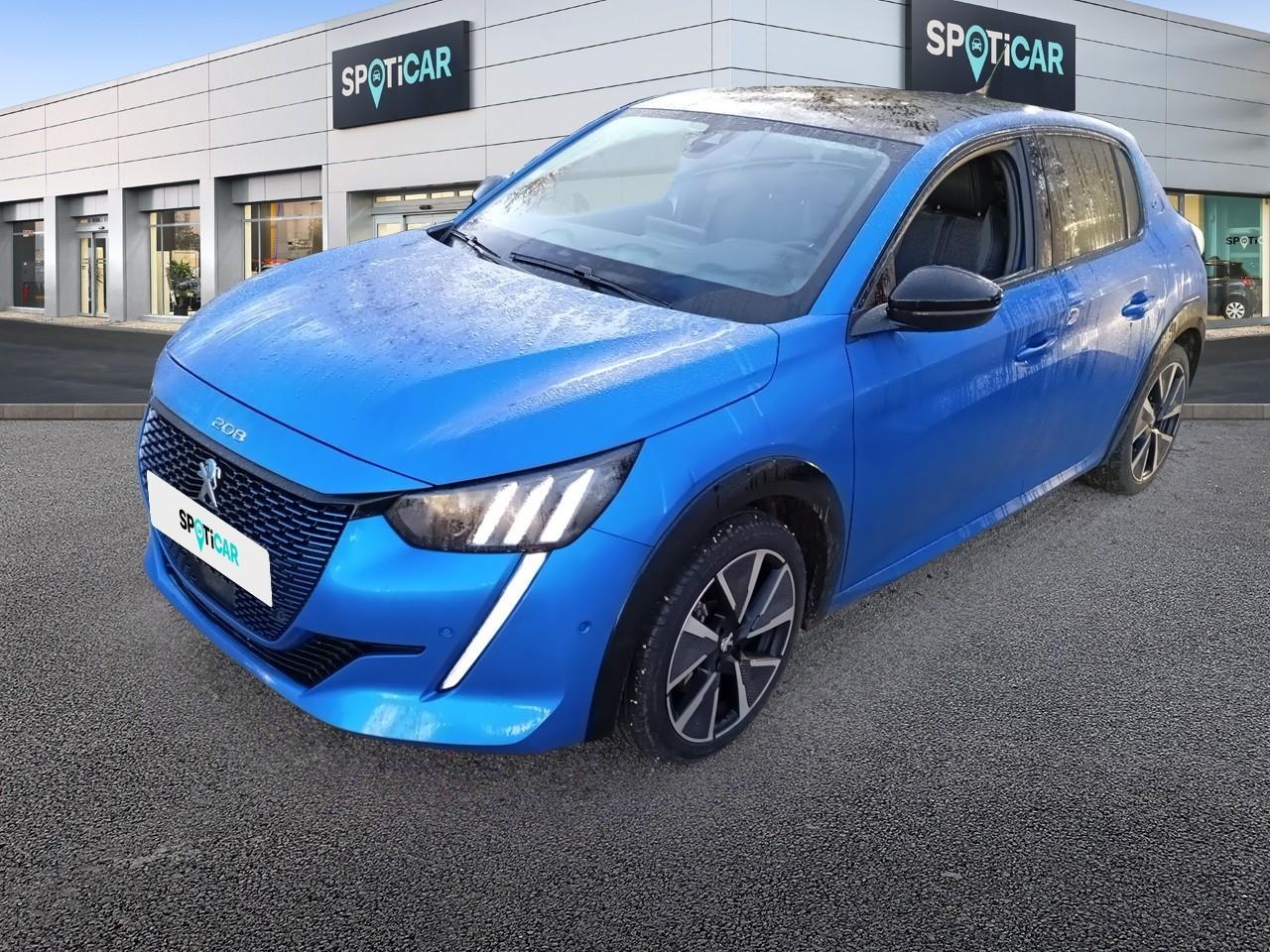 PEUGEOT PEUGEOT 208 Occasion Bleu Courant électrique 2021
