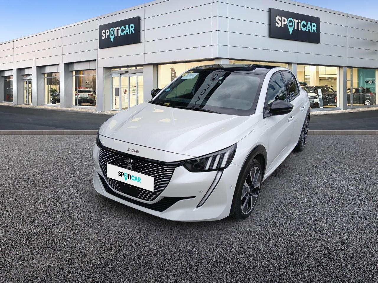 PEUGEOT PEUGEOT 208 Occasion Blanc Courant électrique 2021