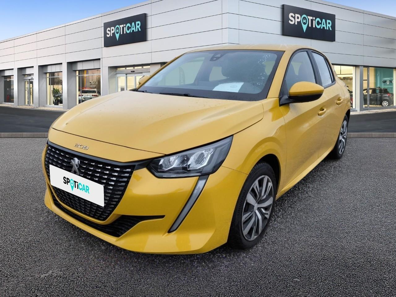 PEUGEOT PEUGEOT 208 Occasion JAUNE Essence sans plomb 2020