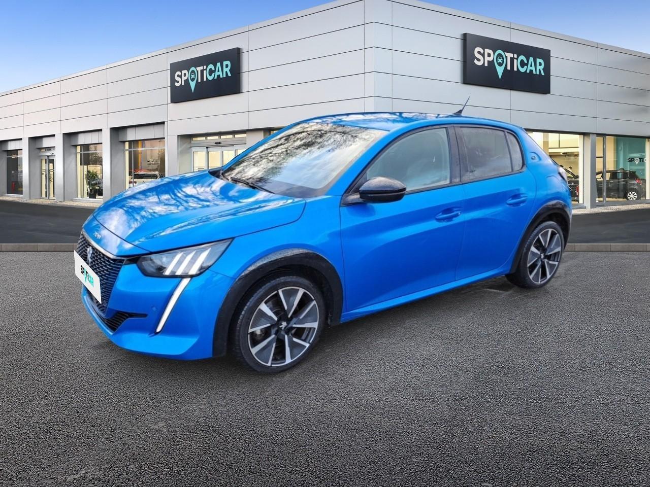 PEUGEOT PEUGEOT 208 Occasion Bleu Courant électrique 2020