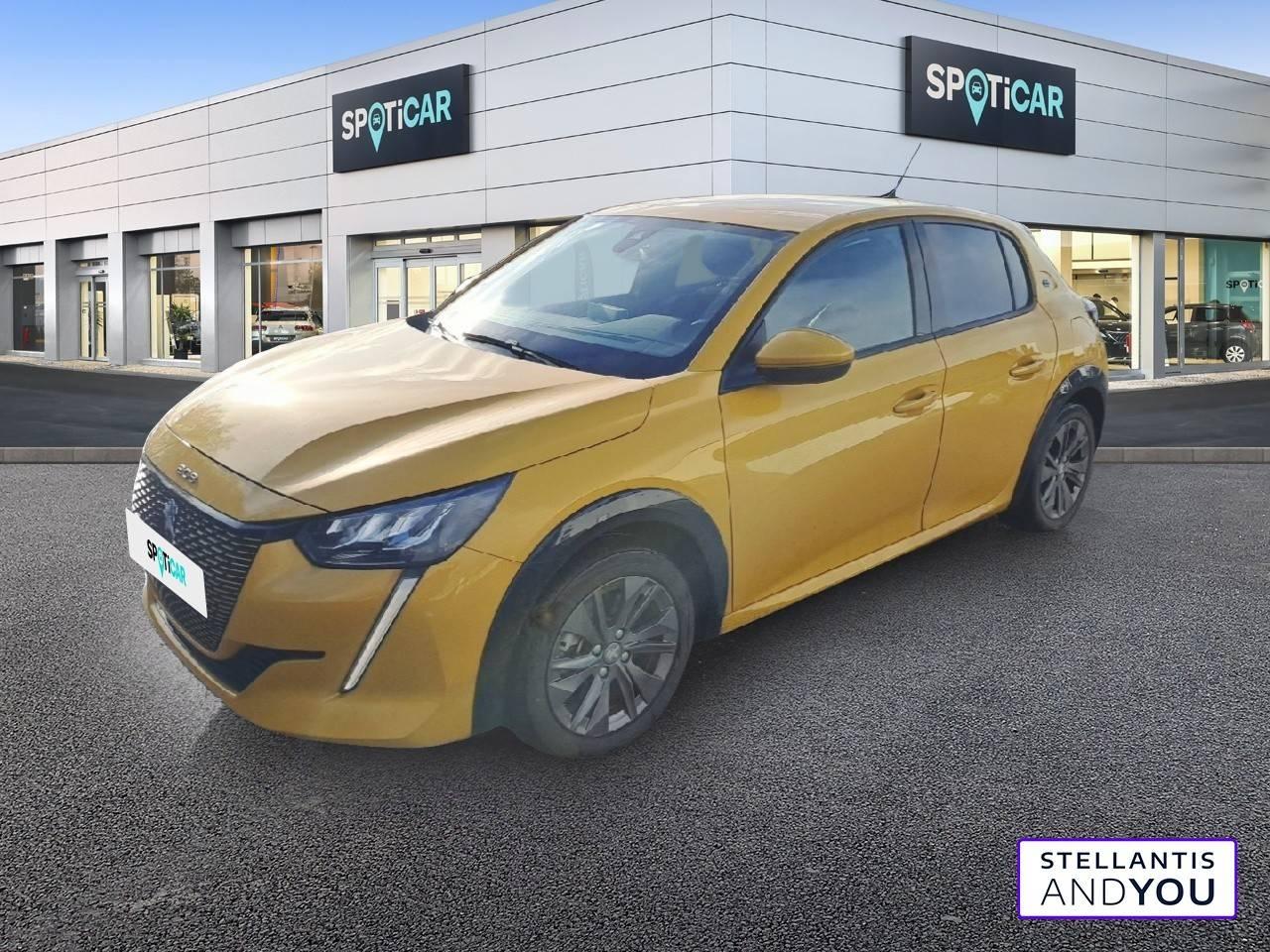 PEUGEOT PEUGEOT 208 Occasion Jaune Courant électrique 2021