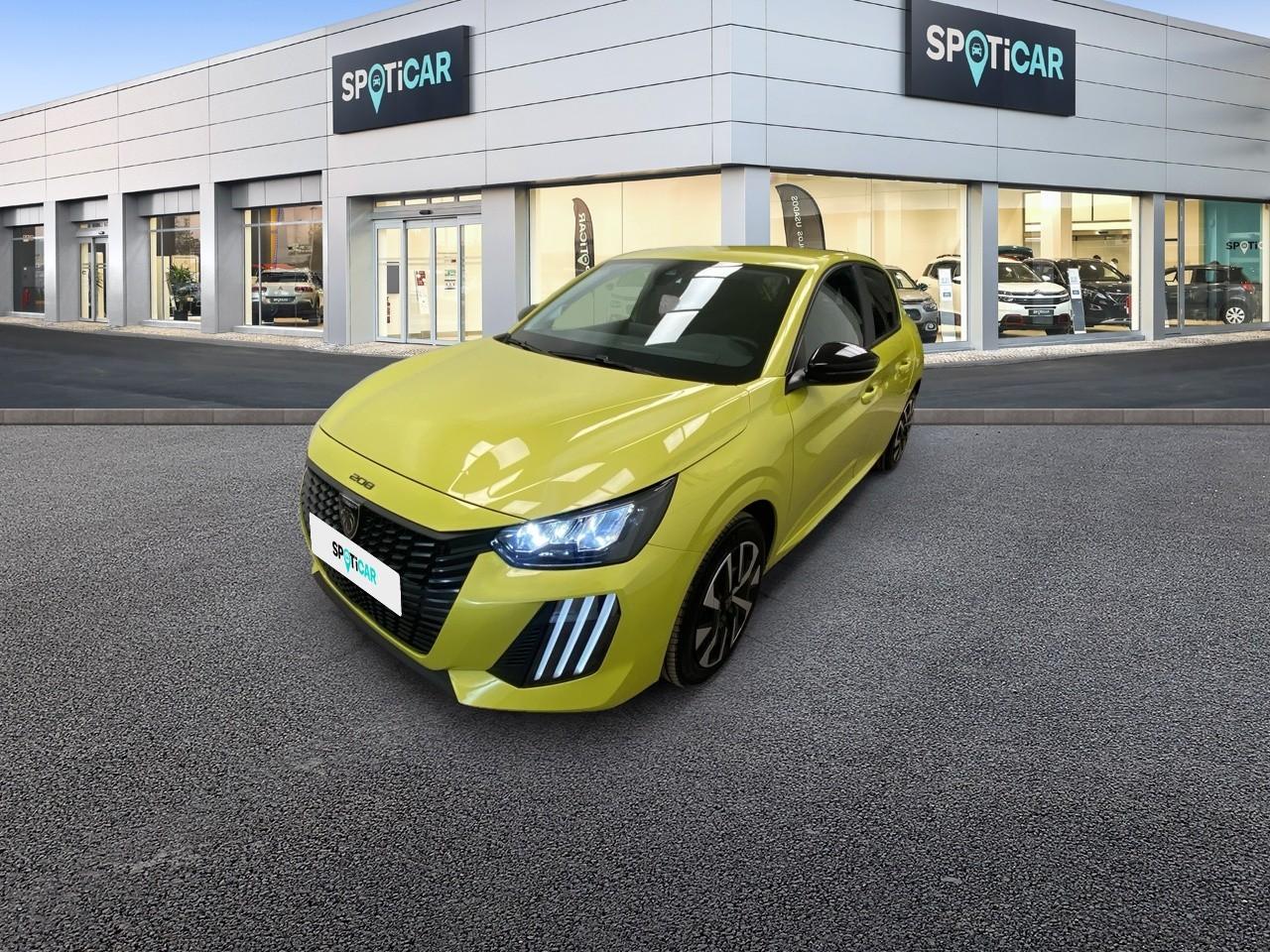 PEUGEOT PEUGEOT 208 Occasion JAUNE Courant électrique 2024