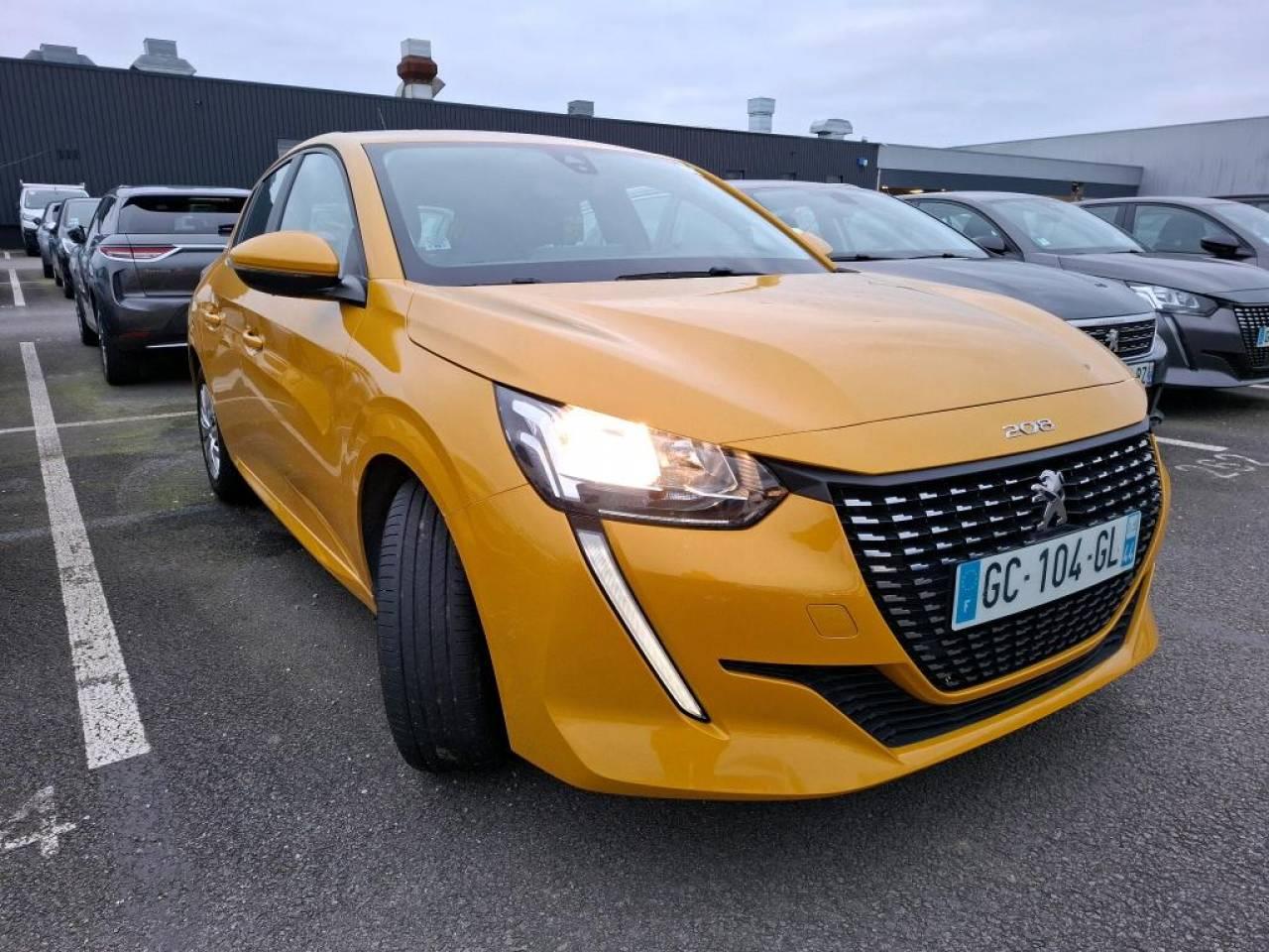 PEUGEOT PEUGEOT 208 Occasion Jaune Essence sans plomb 2021