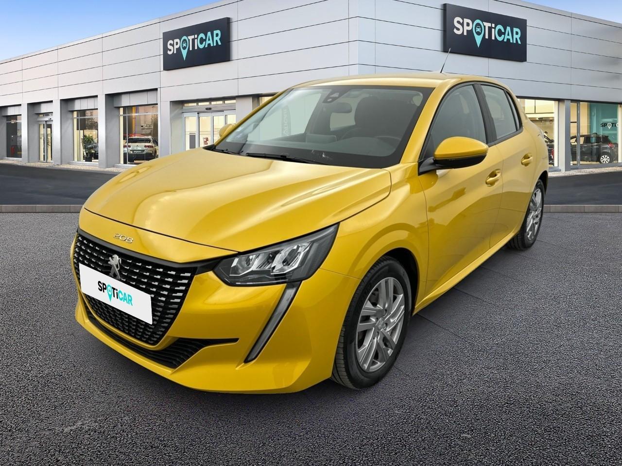 PEUGEOT PEUGEOT 208 Occasion Jaune Essence sans plomb 2020