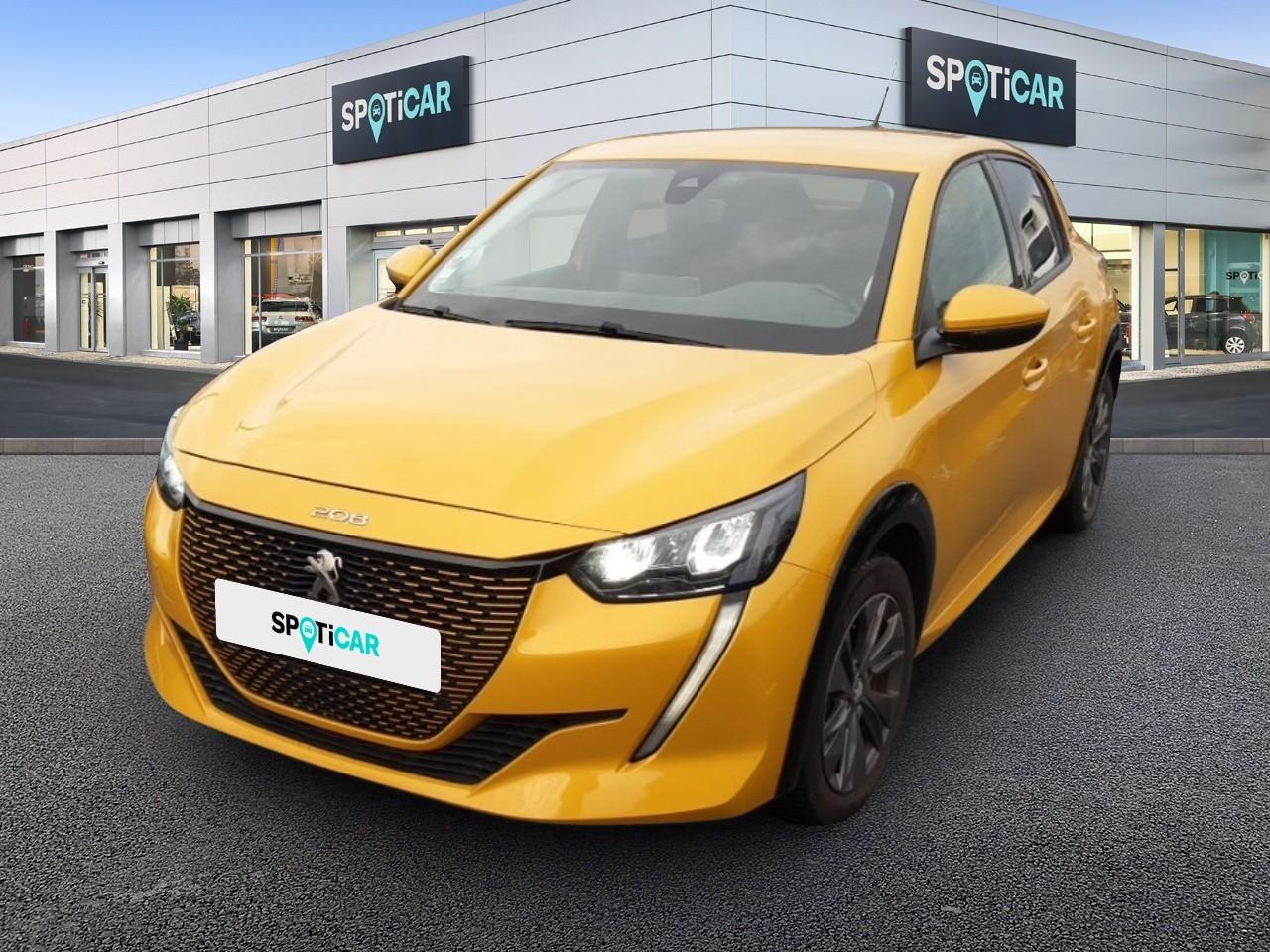 PEUGEOT PEUGEOT 208 Occasion Jaune Courant électrique 2021