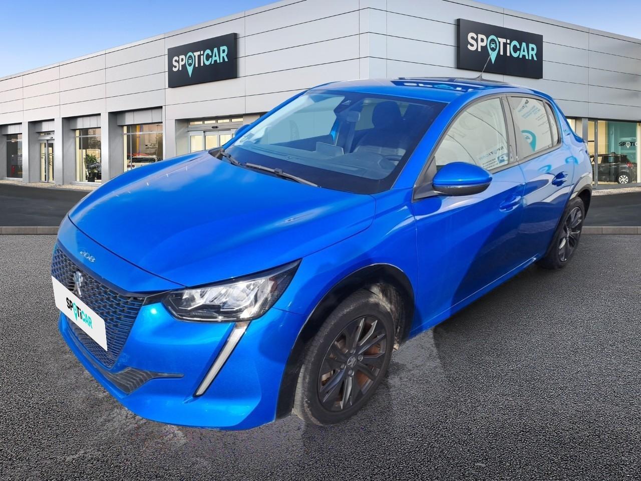 PEUGEOT PEUGEOT 208 Occasion Bleu Courant électrique 2021