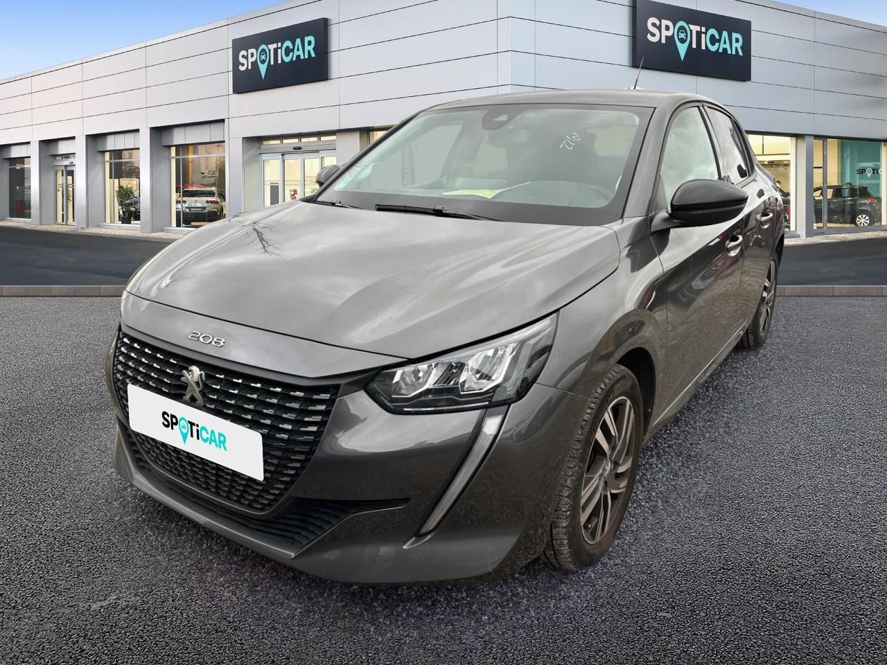 PEUGEOT PEUGEOT 208 Occasion Gris Essence sans plomb 2022