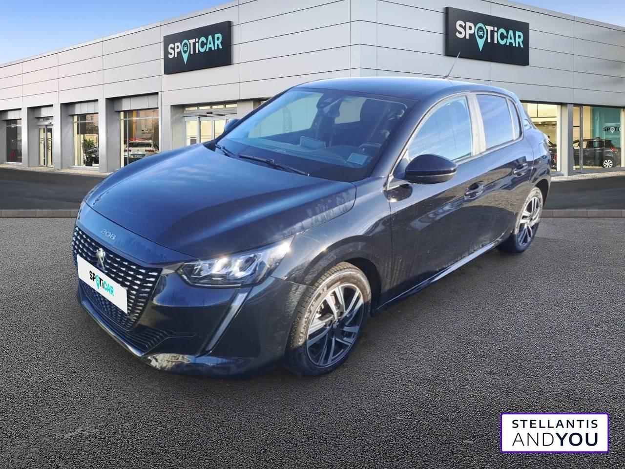 PEUGEOT PEUGEOT 208 Occasion Noir Essence sans plomb 2023