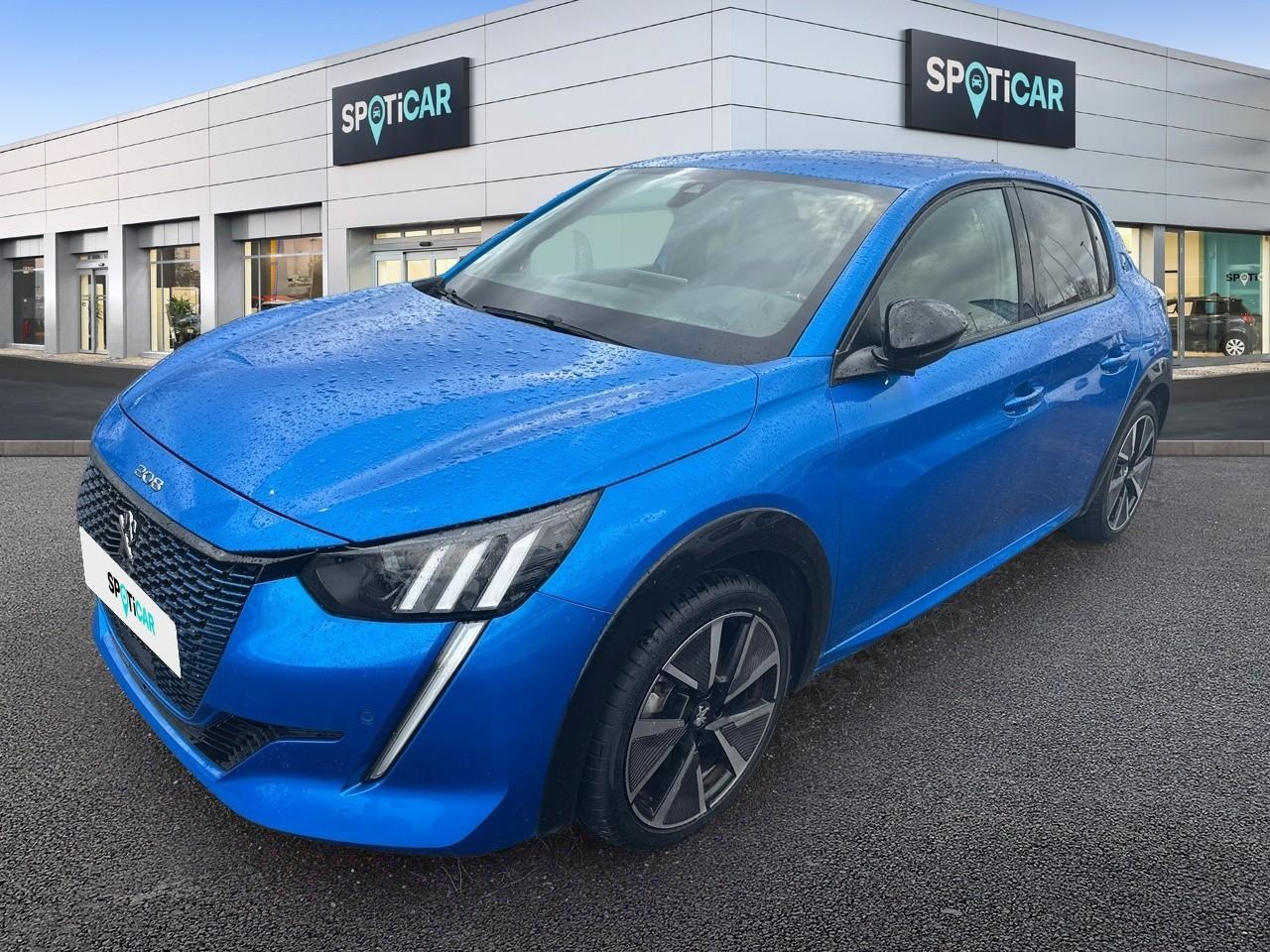 PEUGEOT PEUGEOT 208 Occasion Bleu Courant électrique 2020