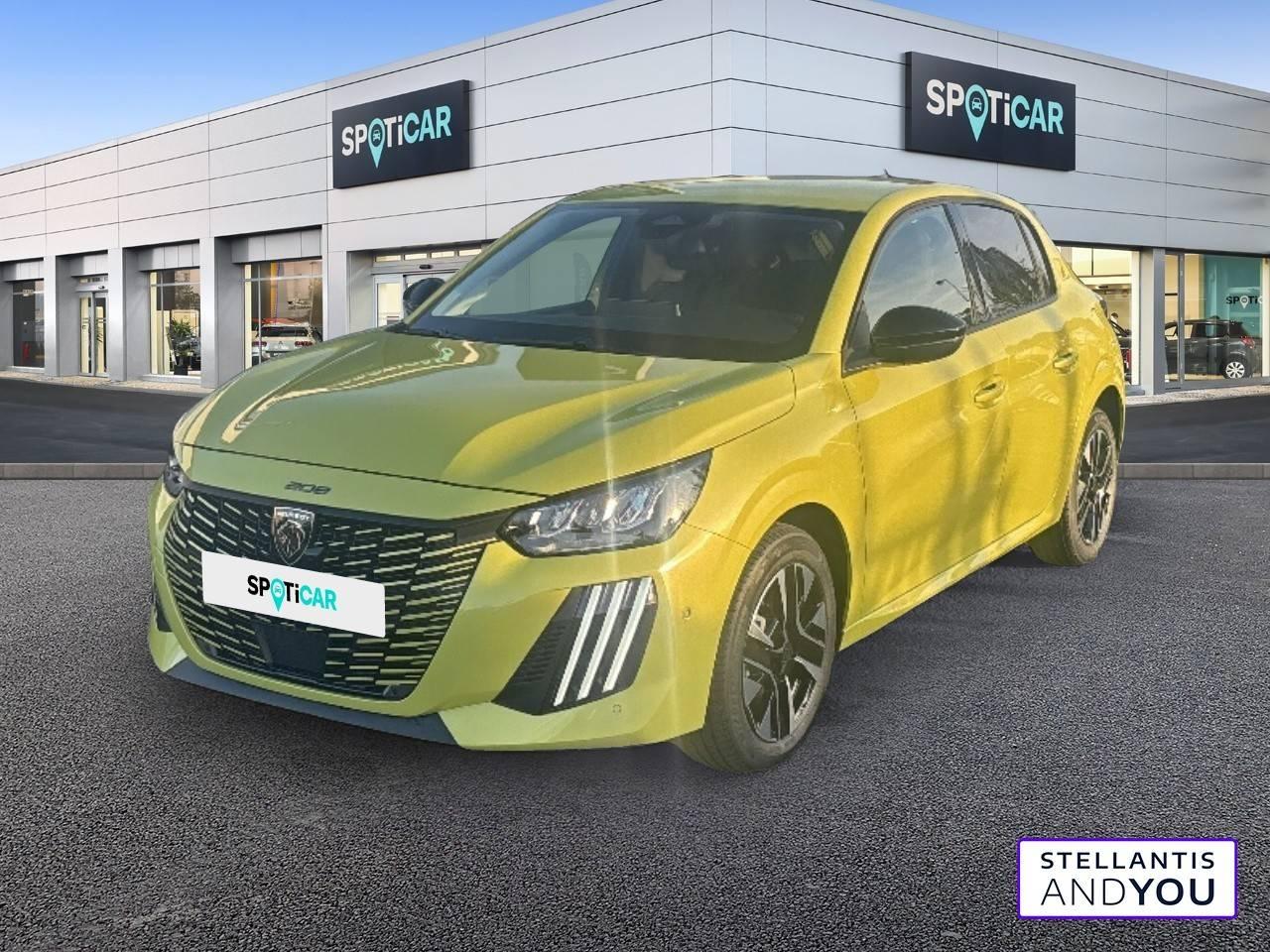 PEUGEOT PEUGEOT 208 Occasion Jaune Essence sans plomb 2025