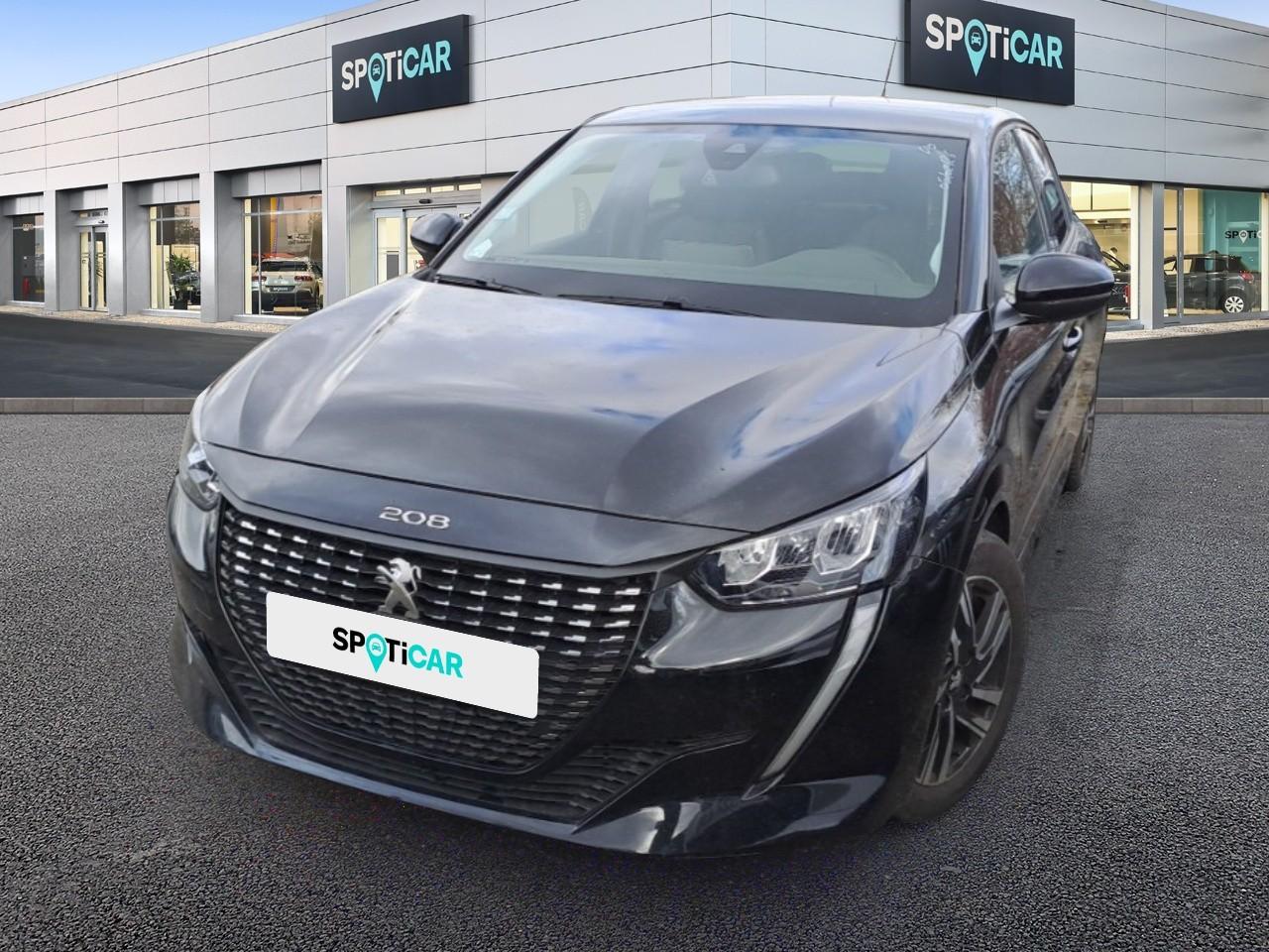 PEUGEOT PEUGEOT 208 Occasion Noir Essence sans plomb 2021