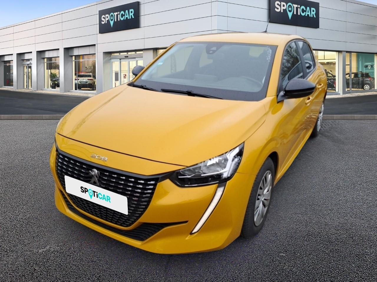 PEUGEOT PEUGEOT 208 Occasion Jaune Essence sans plomb 2022