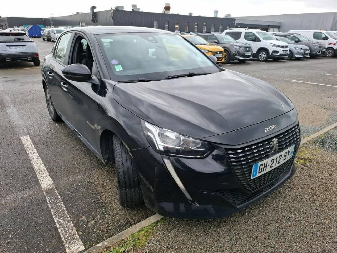 PEUGEOT PEUGEOT 208 Occasion Noir Essence sans plomb 2022