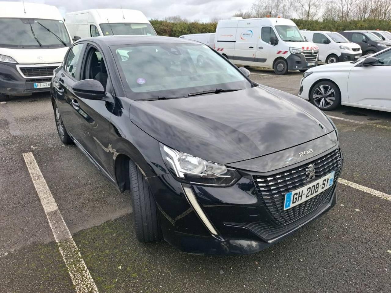 PEUGEOT PEUGEOT 208 Occasion Noir Essence sans plomb 2022