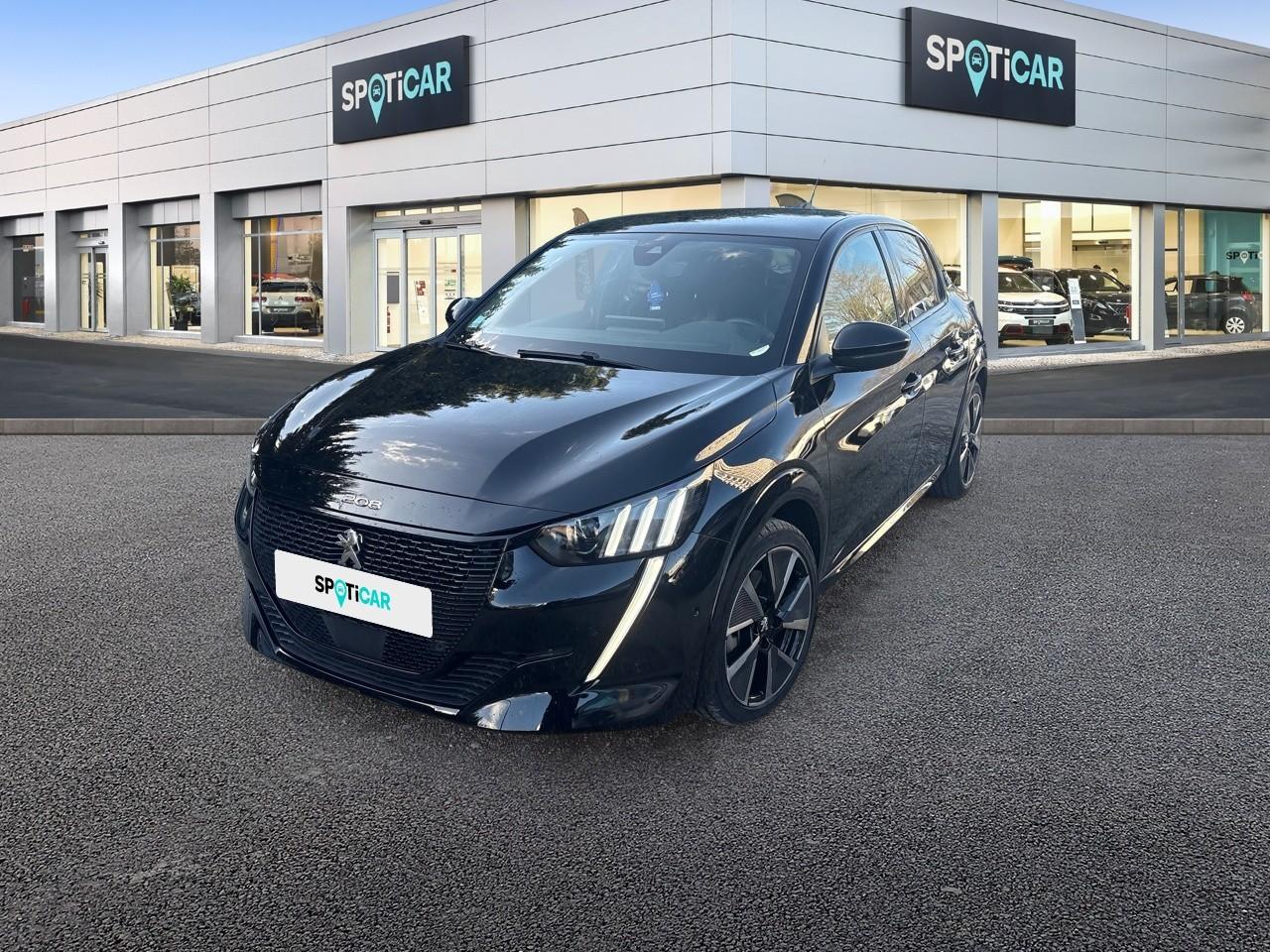 PEUGEOT PEUGEOT 208 Occasion Noir Courant électrique 2022