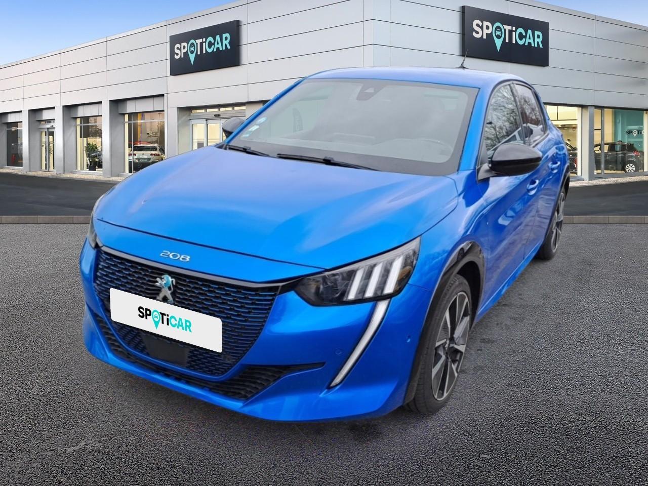 PEUGEOT PEUGEOT 208 Occasion Bleu Courant électrique 2021
