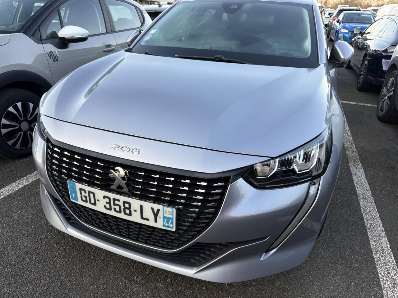 PEUGEOT PEUGEOT 208 Occasion Gris Essence sans plomb 2021