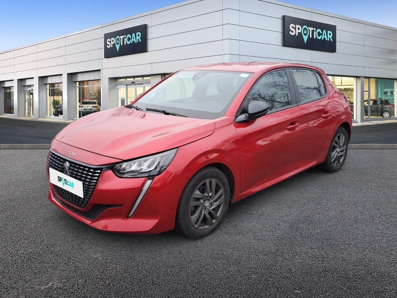 PEUGEOT PEUGEOT 208 Occasion rouge elixir Essence sans plomb 2022