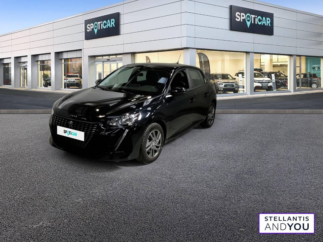 PEUGEOT PEUGEOT 208 Occasion Noir Essence sans plomb 2022