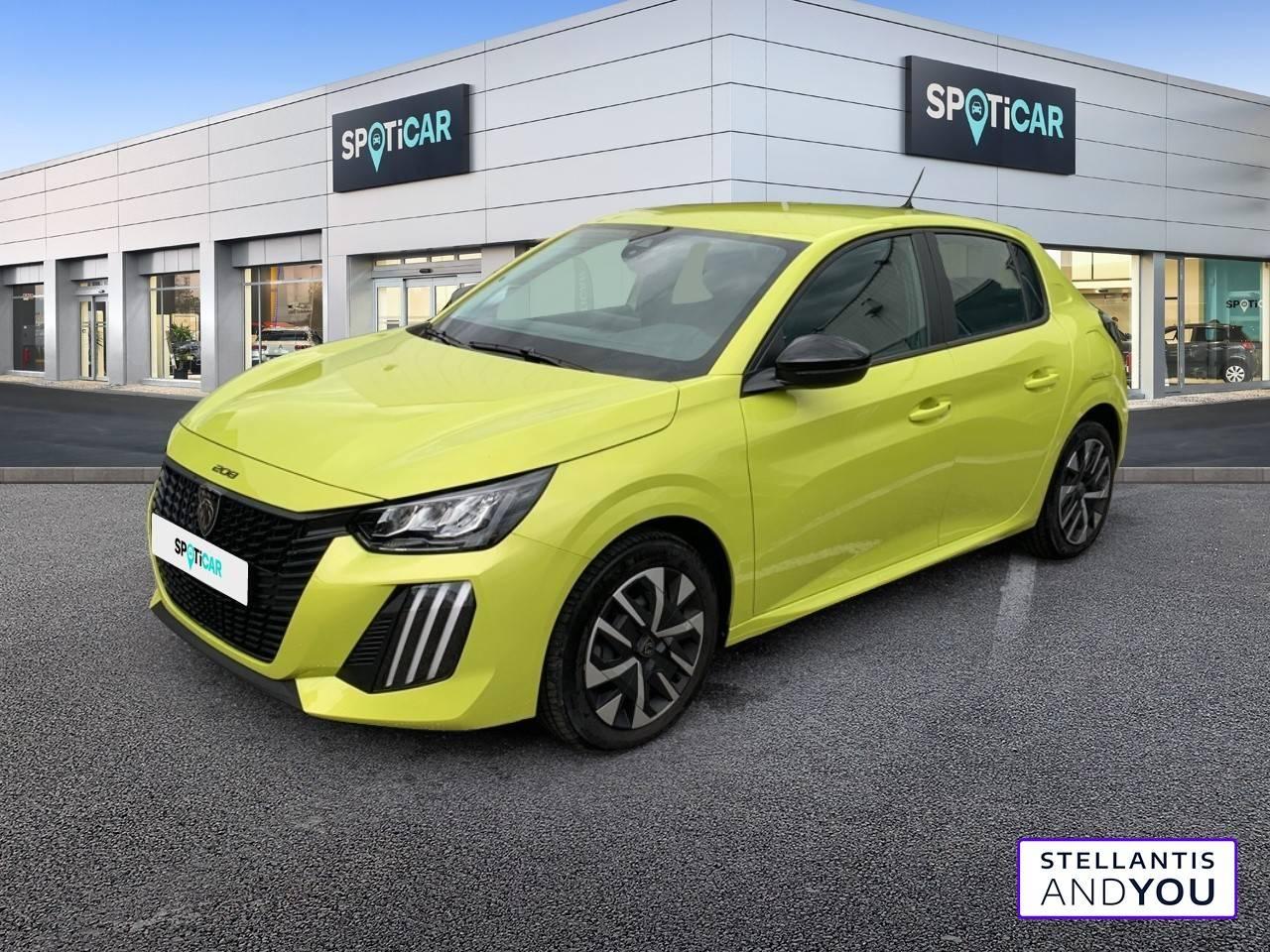 PEUGEOT PEUGEOT 208 Occasion Jaune Essence sans plomb 2025