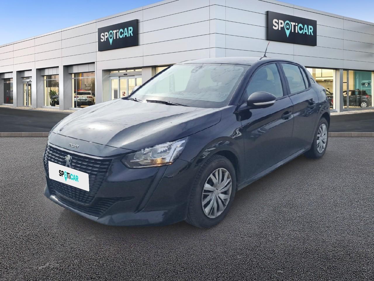 PEUGEOT PEUGEOT 208 Occasion Noir Essence sans plomb 2021