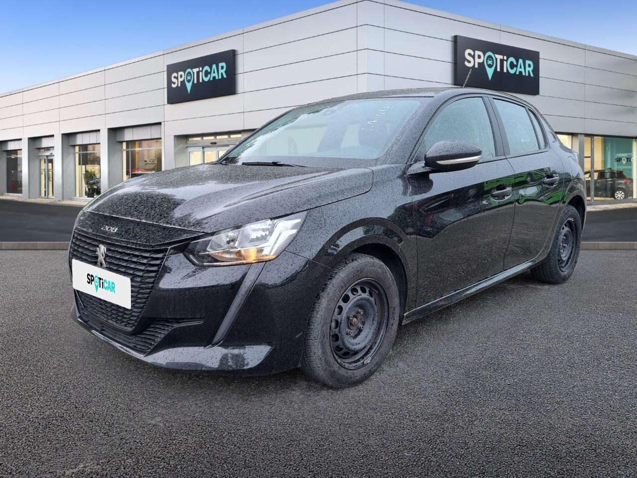 PEUGEOT PEUGEOT 208 Occasion Noir Essence sans plomb 2021