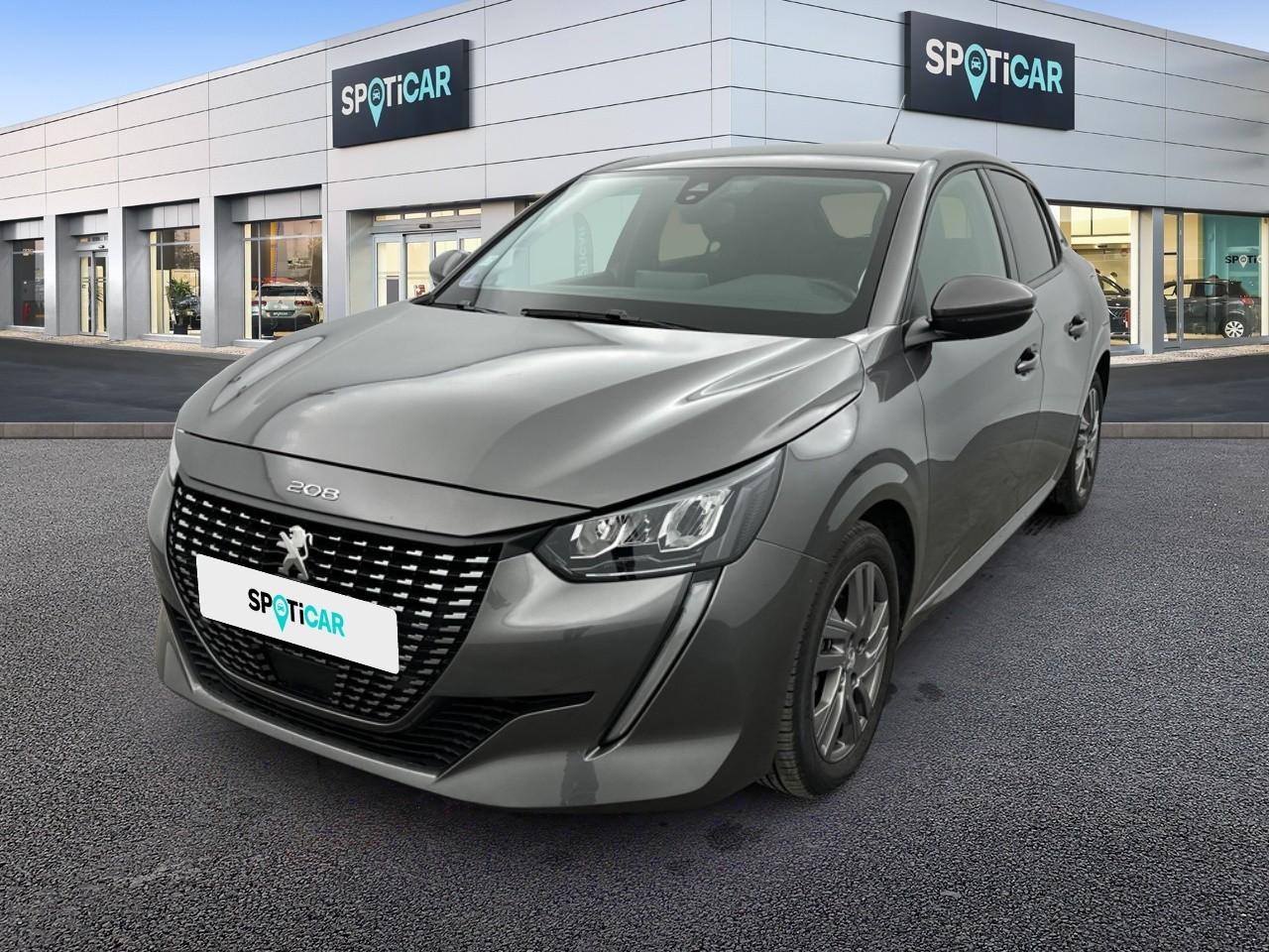 PEUGEOT PEUGEOT 208 Occasion Gris Essence sans plomb 2022