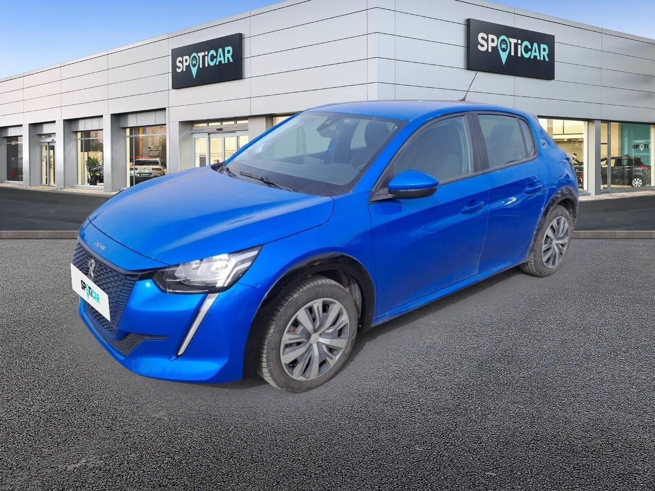 PEUGEOT PEUGEOT 208 Occasion Bleu Courant électrique 2021