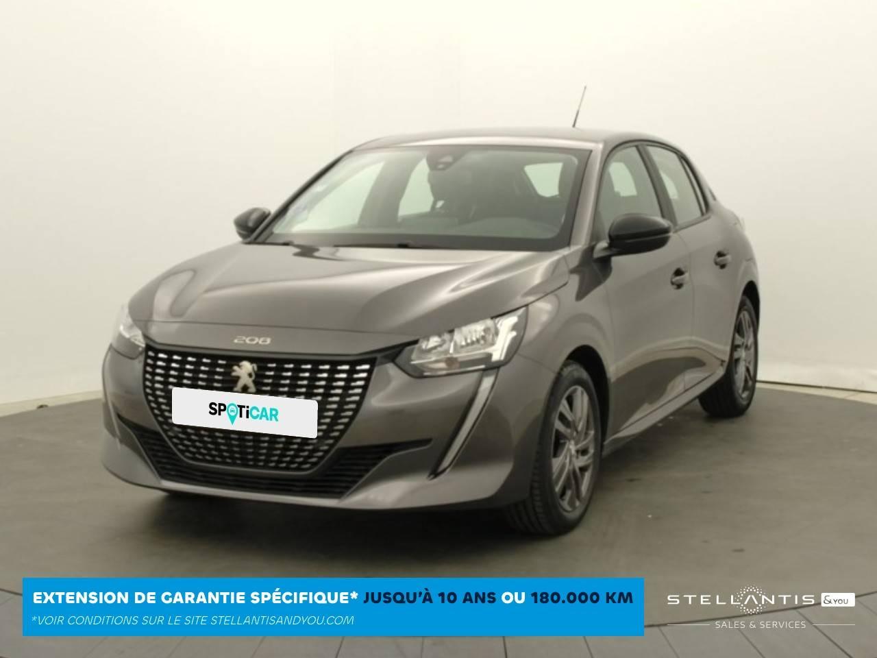PEUGEOT PEUGEOT 208 Occasion Gris Essence sans plomb 2022