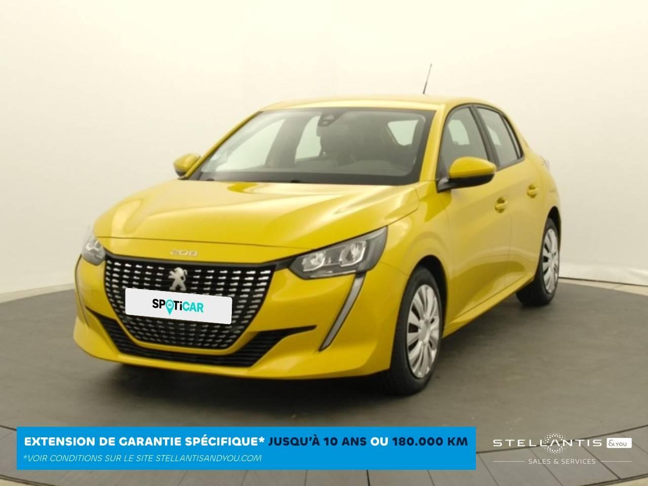 PEUGEOT PEUGEOT 208 Occasion Jaune Essence sans plomb 2020