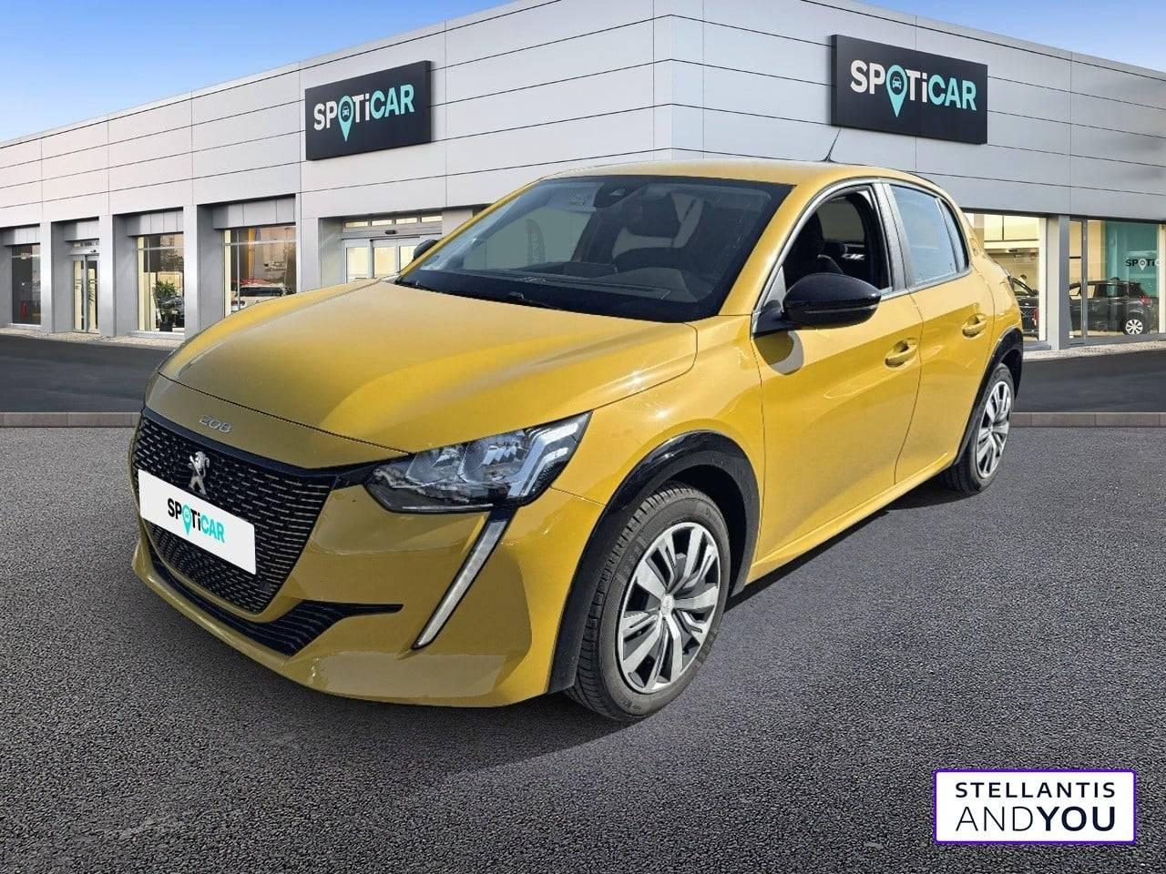PEUGEOT PEUGEOT 208 Occasion Jaune Courant électrique 2023