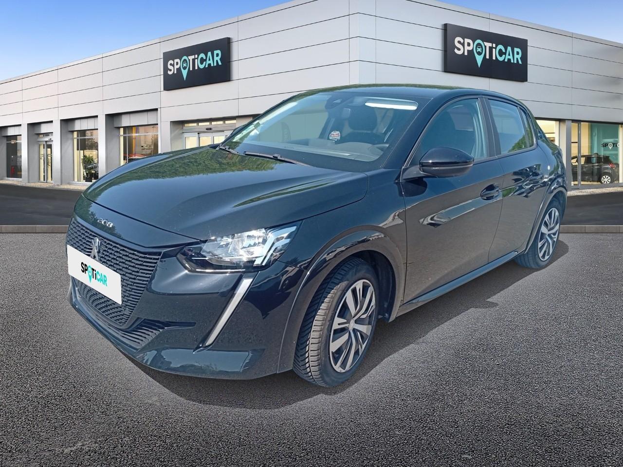 PEUGEOT PEUGEOT 208 Occasion Noir Courant électrique 2022